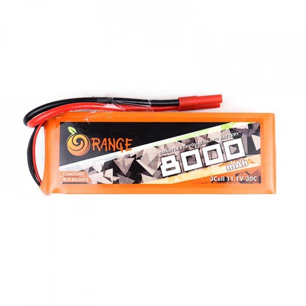 11.1 V 8000mAh Orange Lithium Polymer Battery-Robocraze