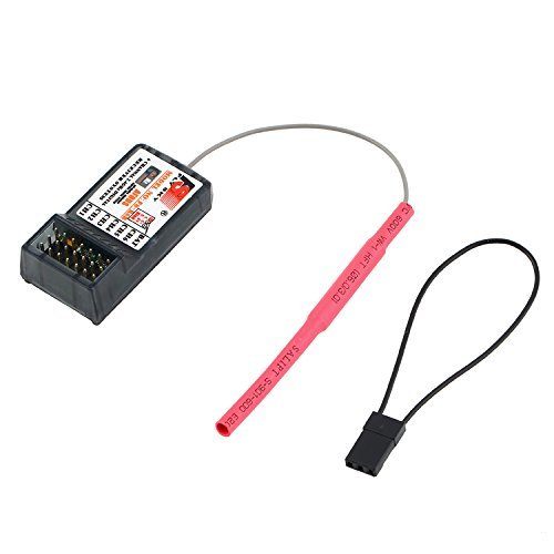 FlySky FS-R6B 6CH Receiver - Drone Transmitter and Receiver - Drone Remote for FPV Drones & Quadcopters - Robocraze