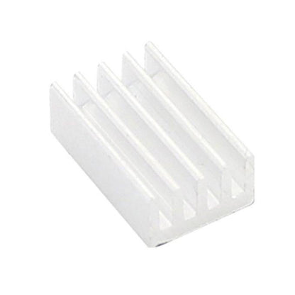 Raspberry Pi 3 in 1 Heat Sink Aluminium for Raspberry Pi 4B (White) - Pack of 1-Robocraze