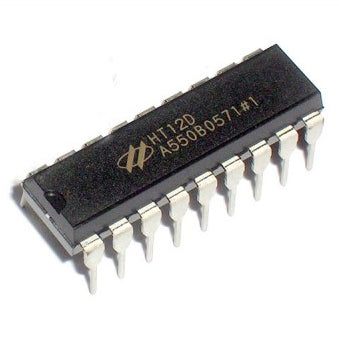 HT12D Decoder IC – HT12D decoder IC for wireless communication. Integrated Circuit - Electronic Components - Robocraze