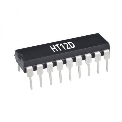 HT12D Decoder IC – HT12D decoder IC for wireless communication. Integrated Circuit - Electronic Components - Robocraze