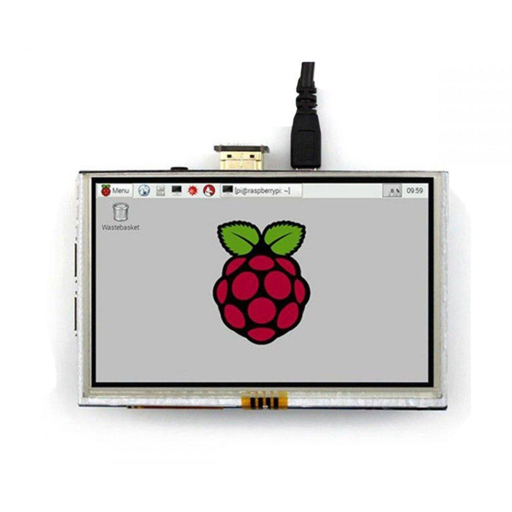 5 inch LCD HDMI Touch Screen Display – Compact Raspberry Pi Display with HDMI & touch support. -Robocraze