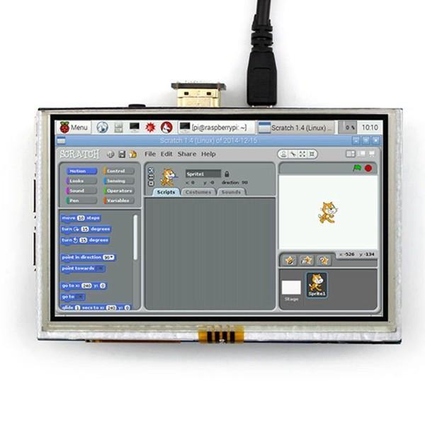 5 inch LCD HDMI Touch Screen Display – Compact Raspberry Pi Display with HDMI & touch support. -Robocraze