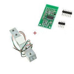 10kg Load Cell with HX711 Sensor – Compact load cell with HX711 for Arduino weight projects. -DIY Sensor Kit -Robocraze