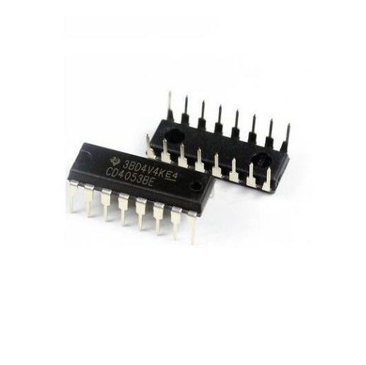 CD4053 Triple 2-Channel Multiplexer IC – Triple 2-channel multiplexer IC for signal switching - Robocraze