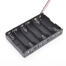 6x AA Battery Holder – For high-voltage DIY electronics. -Battery Accessories -Robocraze