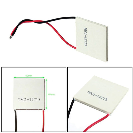 TEC1-12715 Peltier Module – High-power TEC1-12715 Peltier module for thermoelectric cooling -Robocraze