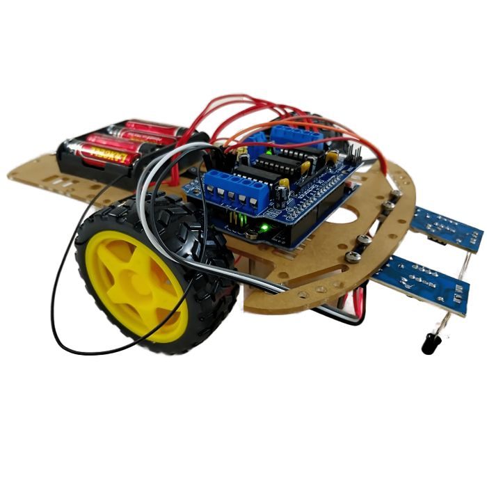 UNO DIY Line Follower Kit compatible with Arduino-Robocraze