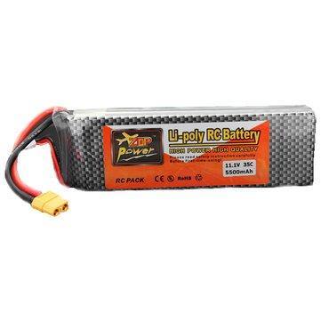 11.1V 5500mAh LiPo Drone Battery for FPV Aircraft Models, RC Drones, and Quadcopters - DIY Drone Parts - Robocraze