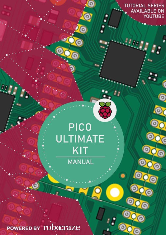 Raspberry Pi Pico W Ultimate Kit with Manual – Complete kit for IoT & wireless projects -Robocraze