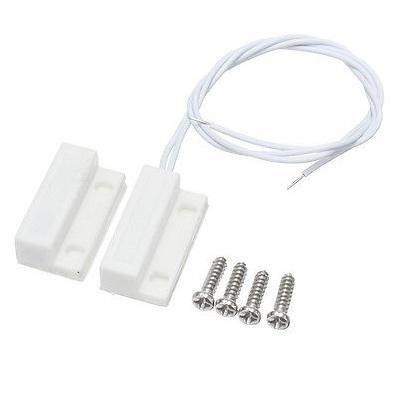 MC-38 Wired Magnetic Alarm Sensor – Secures doors & windows with magnetic detection.-Security Sensor -Robocraze