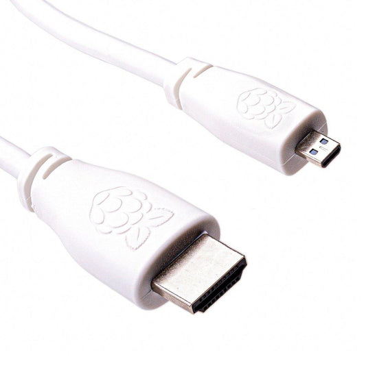 Raspberry Pi Official Micro HDMI to Standard HDMI Cable (1M) – Premium HDMI cable -Robocraze