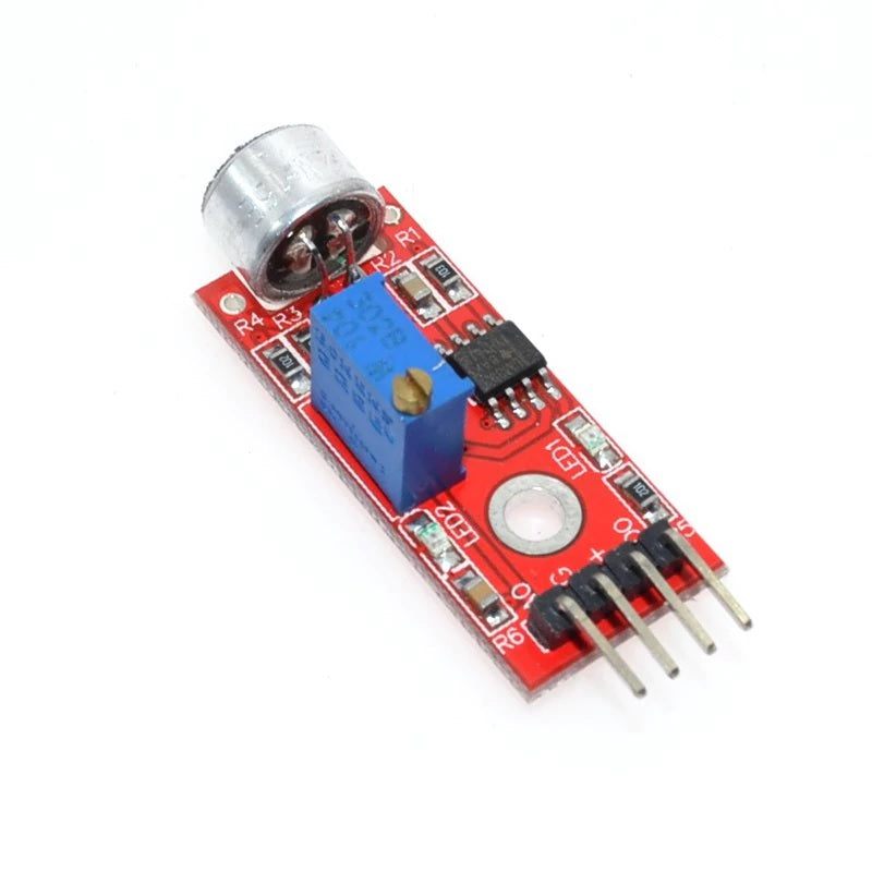 Sound Sensor Module - Detects audio levels for smart applications. -Sound Sensor -Robocraze