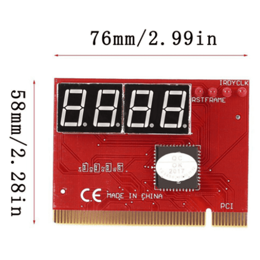 PCI Port Cord Motherboard IC Analyzer – Diagnostic tool for motherboard debugging.-Motherboard Tester -Robocraze