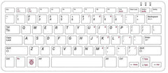 Raspberry Pi Official Keyboard (White-Red) – High-quality Raspberry Pi Keyboard with responsive keys. -Robocraze