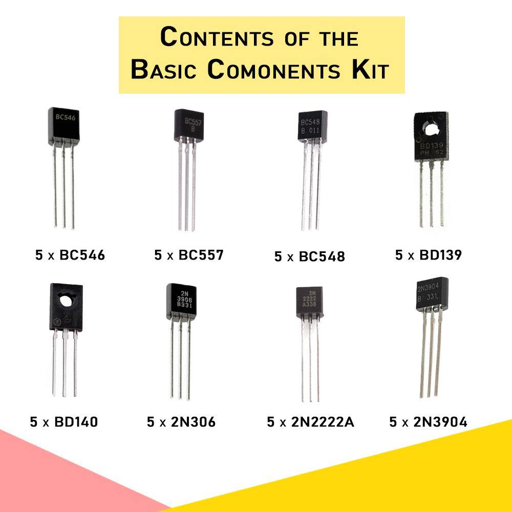 Basic Component Kit for Projects-Robocraze