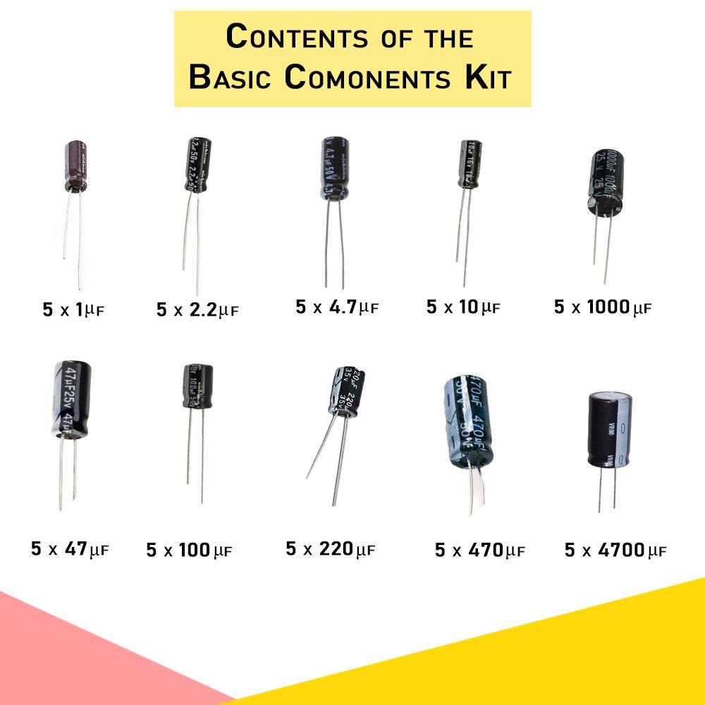 Basic Component Kit for Projects-Robocraze