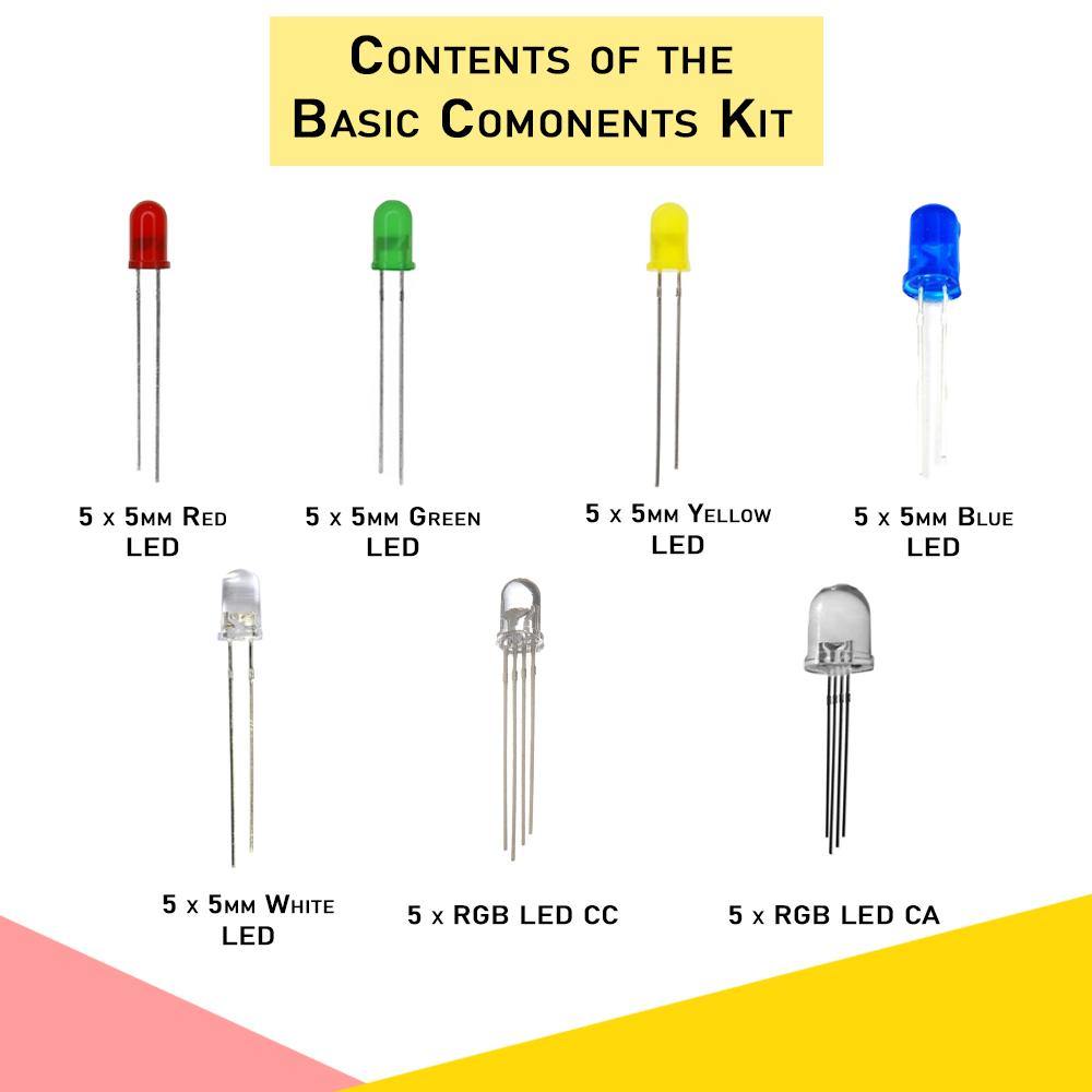 Basic Component Kit for Projects-Robocraze