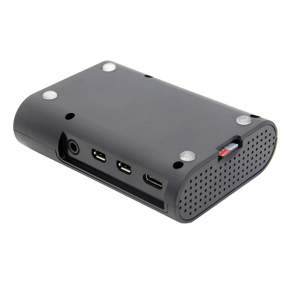 Raspberry Pi 4 ABS Black Case with Fan – Reliable Official Raspberry Pi Case for Pi 4. -Robocraze
