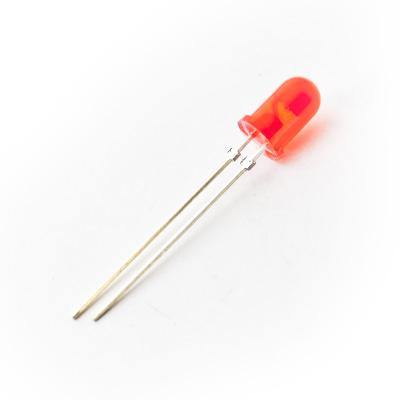 3mm Red LED (Pack of 10) – Bright & long-lasting LED for DIY circuits - Electronic Components - Robocraze