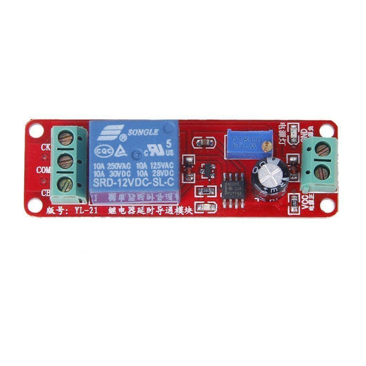 Time Delay Relay Module (0-10 seconds) – Adjustable time delay relay for automation. -Relay Module -Robocraze