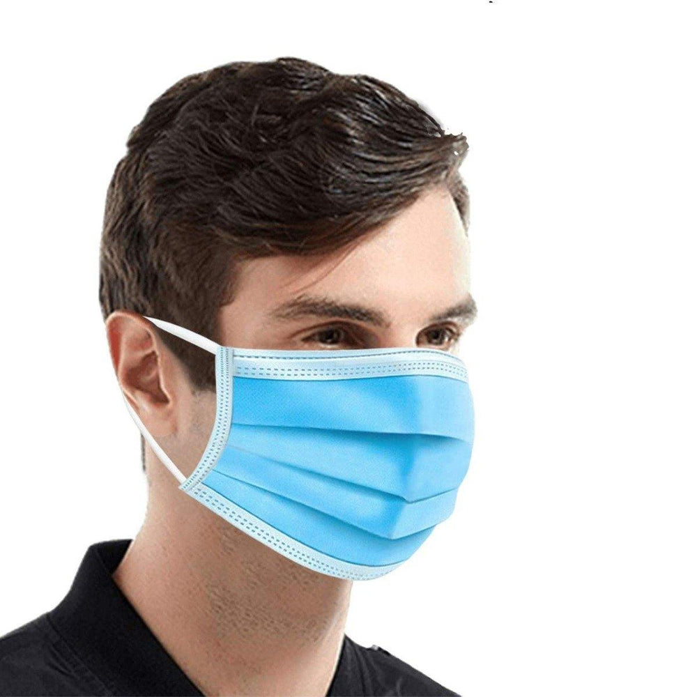 3 Ply Meltblown Disposable Masks - Breathable 3-Layer Mask with Meltblown Filter - Disposable Mask -Robocraze
