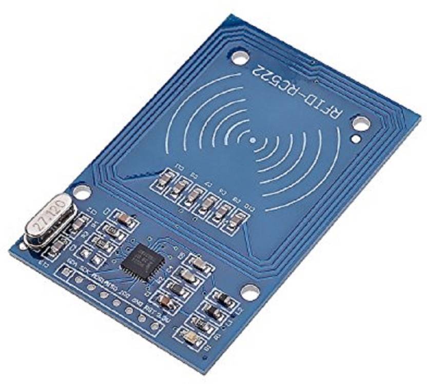 RC522 RFID 13.56MHZ Reader Writer Module - RC522 RFID Module 13.56MHz for contactless card reading & writing. -Robocraze