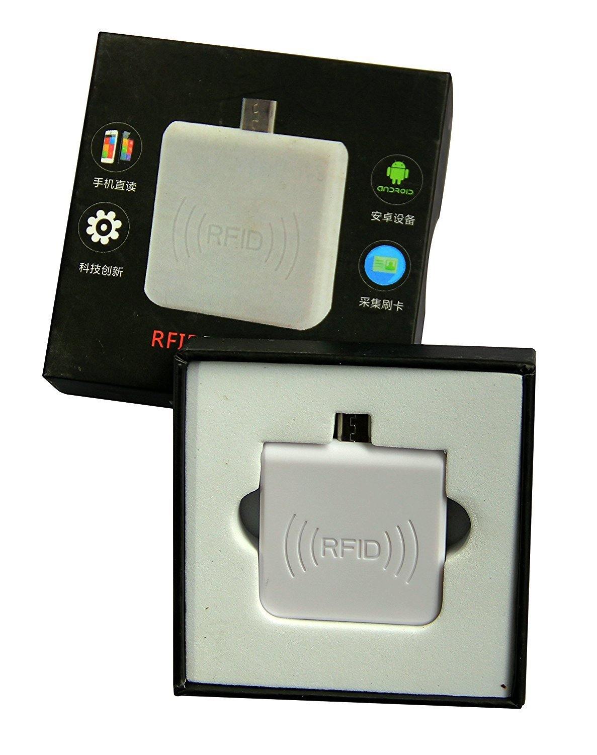 125KHz Android Phone MicroUSB RFID Reader-Robocraze