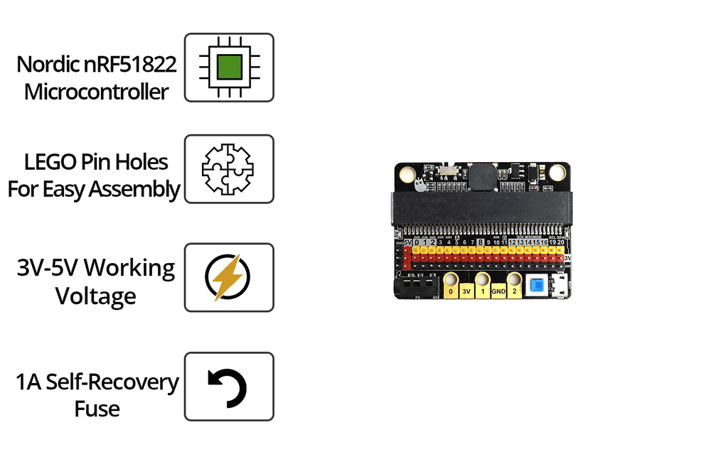 Micro:Bit Robotbit IOBIT V2.0 – Robotbit IOBIT V2.0 board. -Development Board -BBC Micro:Bit -Robocraze