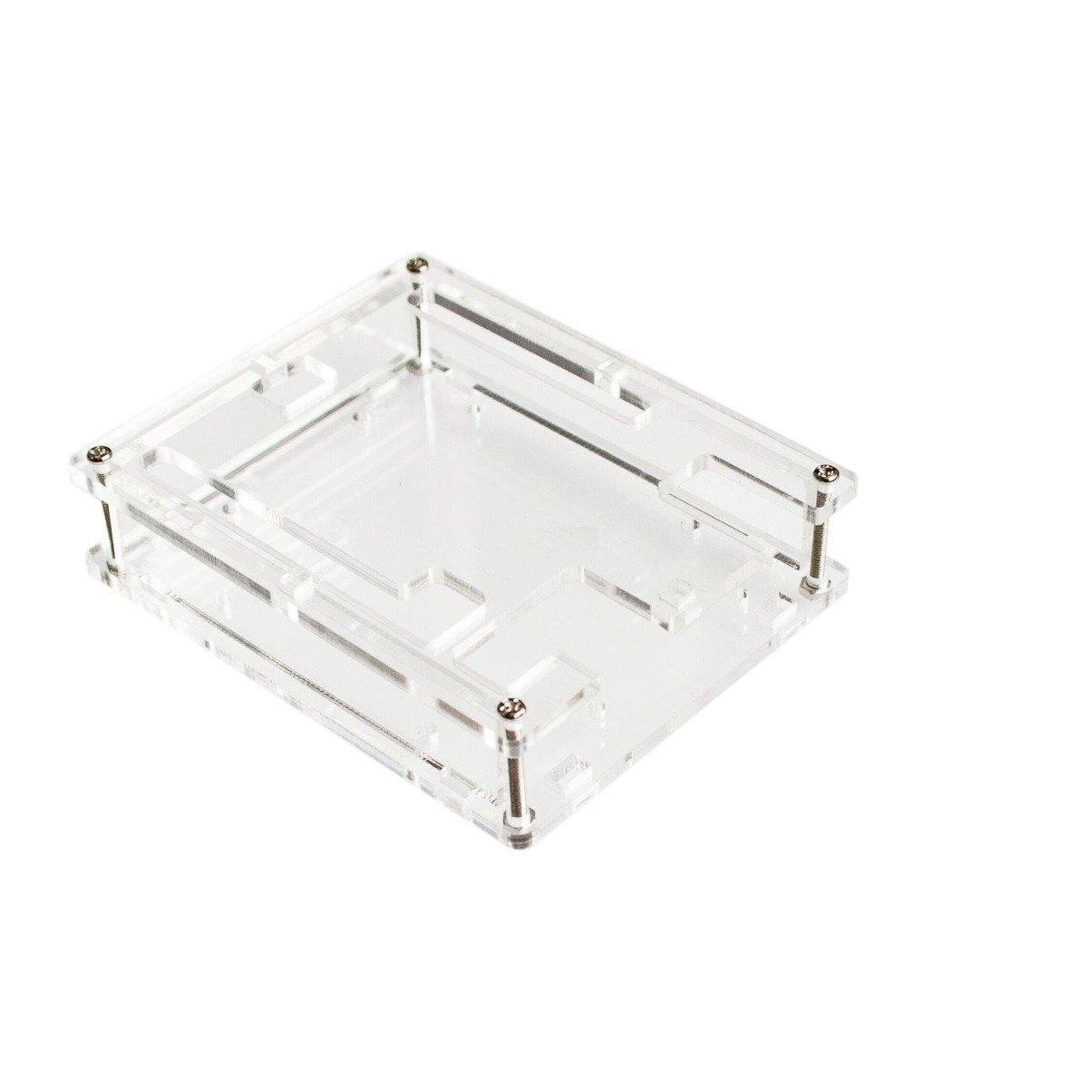 Arduino UNO R3 Transparent Acrylic Case – Clear Arduino UNO R3 case for protection. -Robocraze