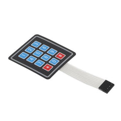 4x3 Flexible Matrix Keypad – Flexible membrane keypad - Mini Switch - Robocraze