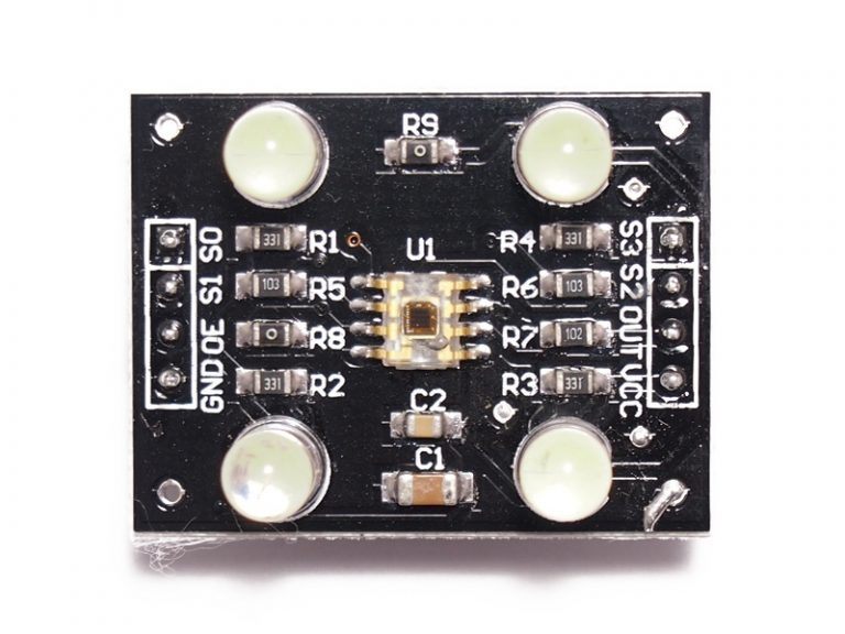 Color Recognition Sensor Module TCS3200D/TCS2300 - Identifies colors for automation. -Color Sensor -Robocraze