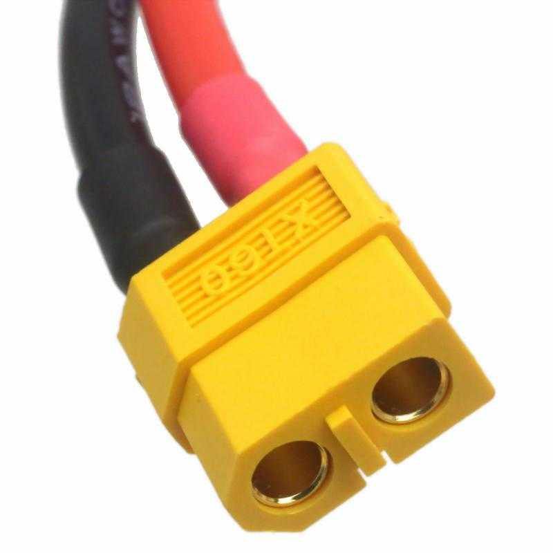 XT60 Female Connector with Silicon Wire – Heat-resistant connector for RC power. Electronic Components - Robocraze