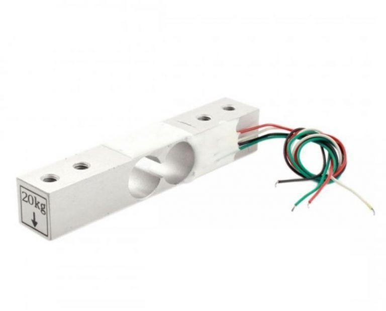 20Kg Load Cell - Precision 20kg load cell for weighing in automation & smart scales. -Load Cell Sensor -Robocraze