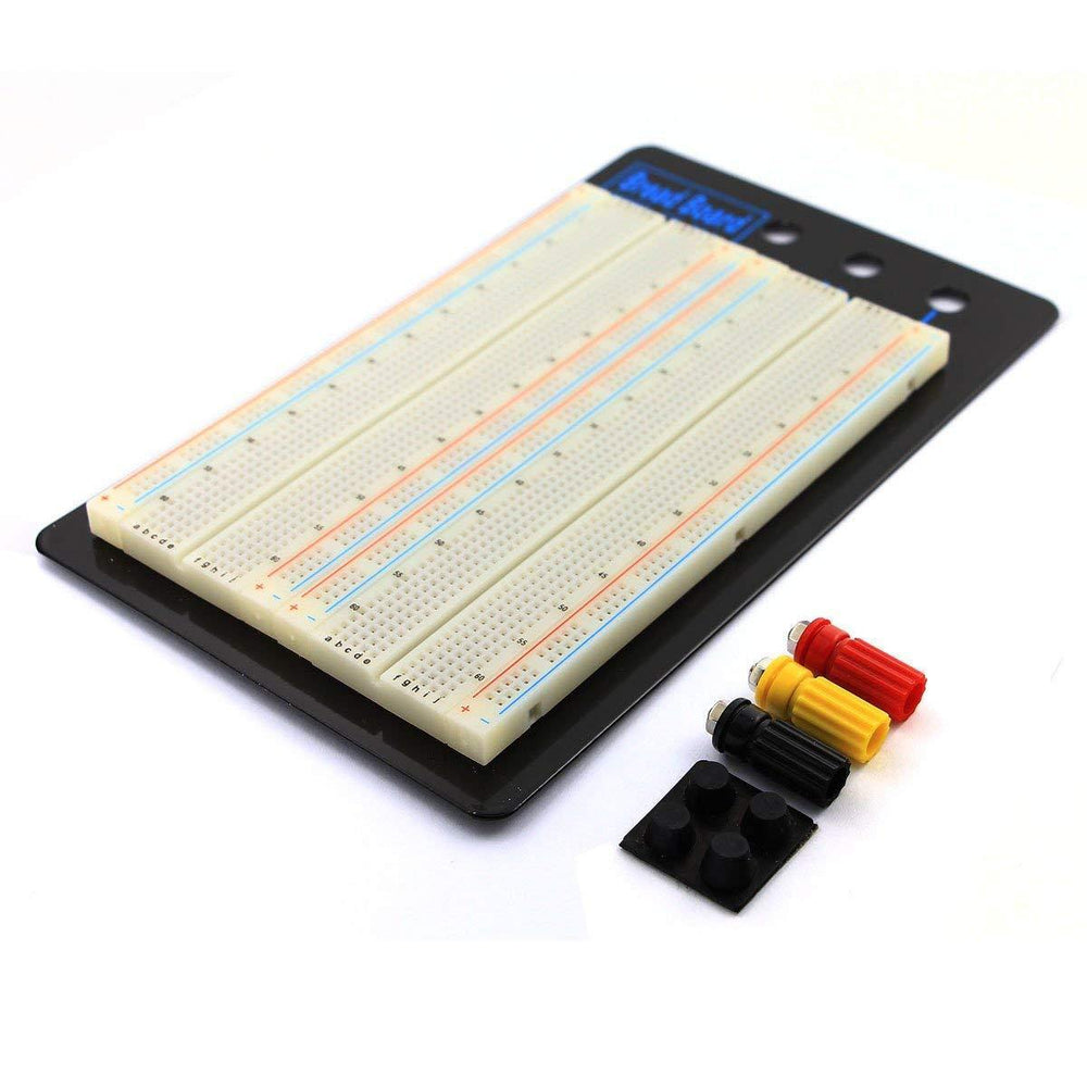 1660 Tie-Point Solderless Breadboard – Large breadboard for circuit prototyping. Electronic Components - Robocraze