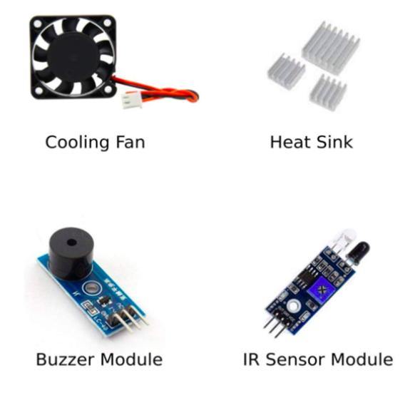 Raspberry Pi4 Ultimate Kit – Kit includes Pi4, case, power adapter, fan, SD cards, sensors & more. -Robocraze