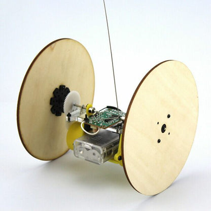 DIY 2 Wheeler Remote Controlled Car-Robocraze