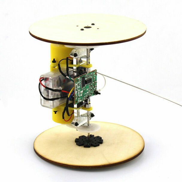 DIY 2 Wheeler Remote Controlled Car-Robocraze