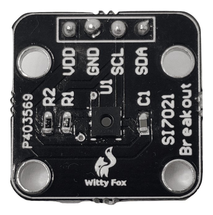 Witty Fox - SI7021 Humidity Temperature Sensor Breakout Board-Robocraze