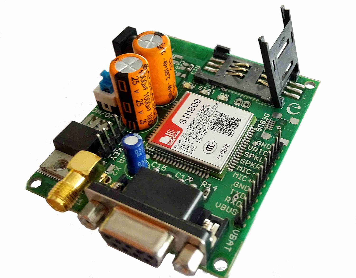 Buy SIM800 GSM MODEM MODULE BOARD WITH SMA ANTENNA Online in India ...