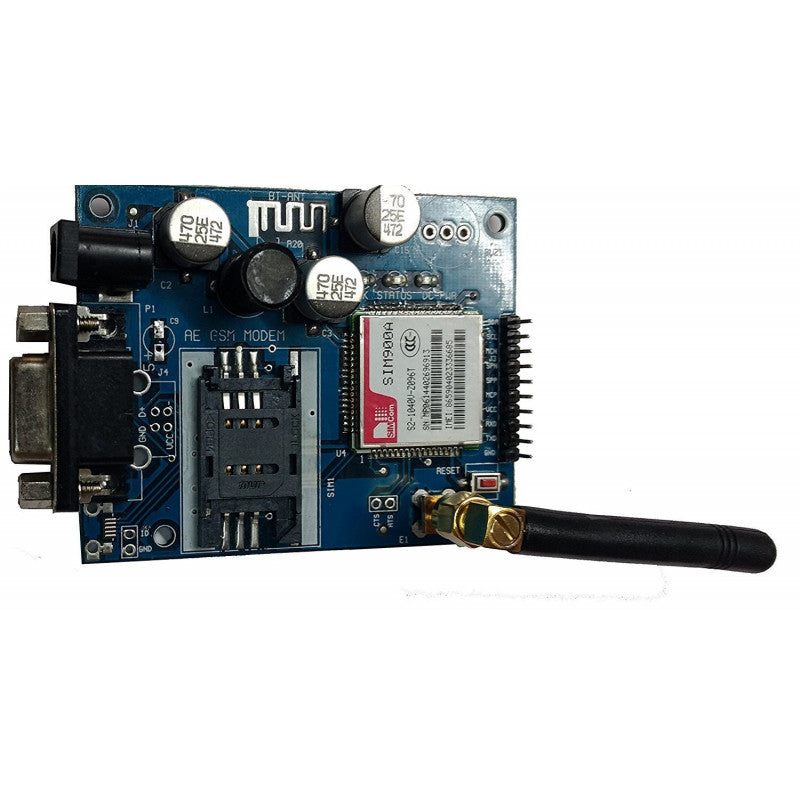 SIM900A GSM GPRS Module – SIM900A GSM Module with GPRS, RS232 & SMA antenna. -Robocraze