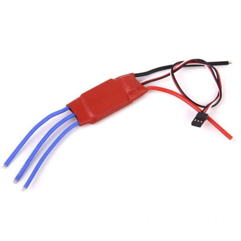 Simonk Red 30A ESC (No Connector) – ESC for FPV drones & quadcopters. -DIY drone parts -Robocraze
