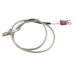 MAX6675 + K-Type Thermocouple – Precise temp sensing module with M6 screw & jumper wires. -Robocraze