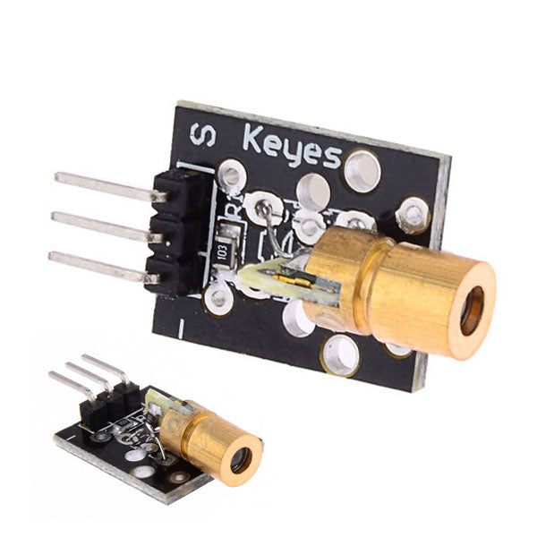 Laser Module - High-intensity laser for targeting applications. -Laser Sensor -Robocraze