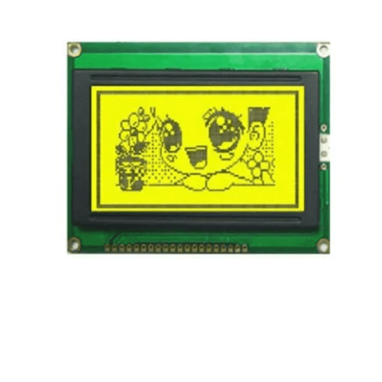 128x64 Pixel Yellow Backlight Graphic LCD-Robocraze