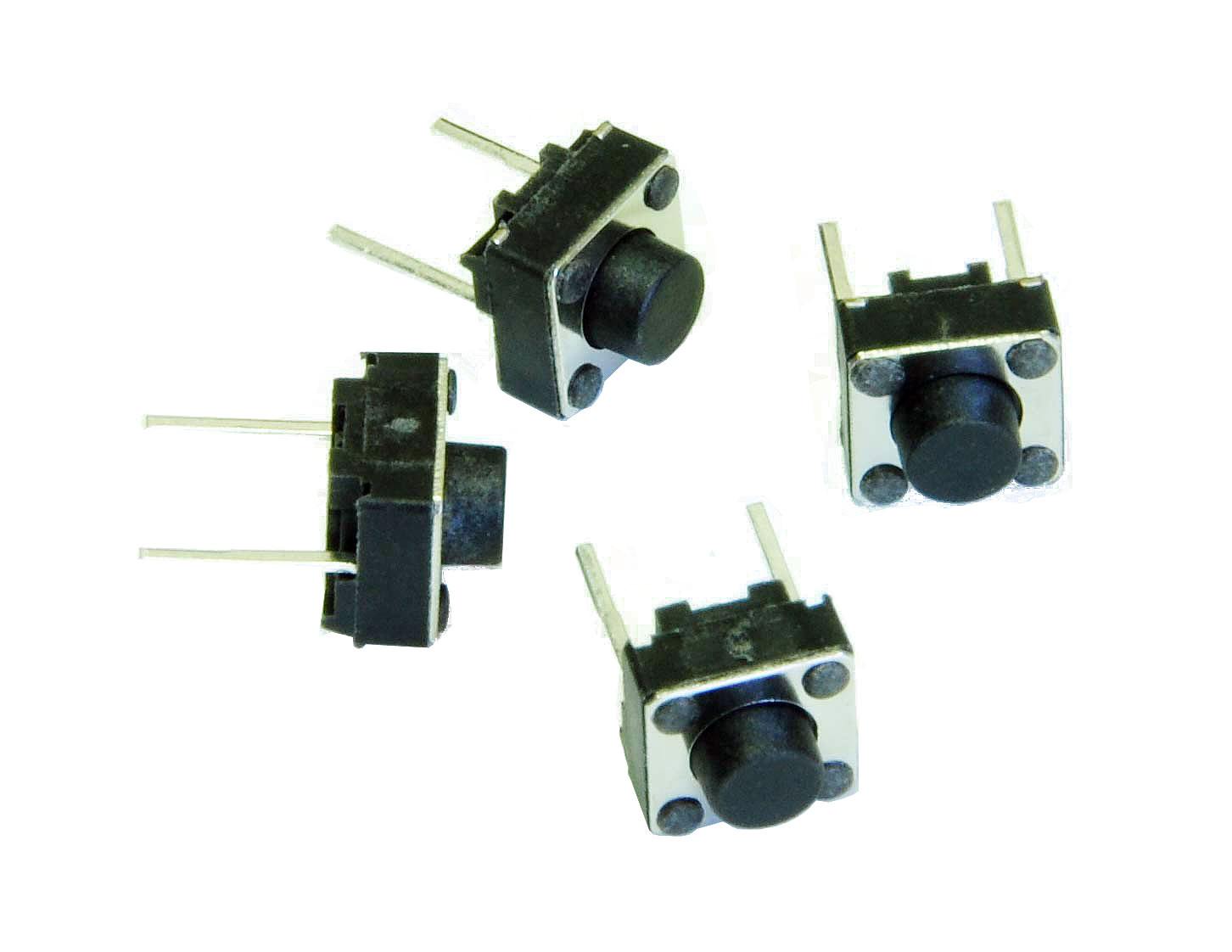 2 Pin Button Switch (Pack of 10)-Robocraze