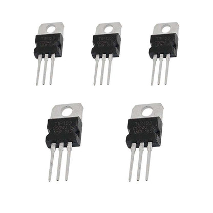 TIP122 Darlington NPN Transistor - (Pack of 5)-Robocraze