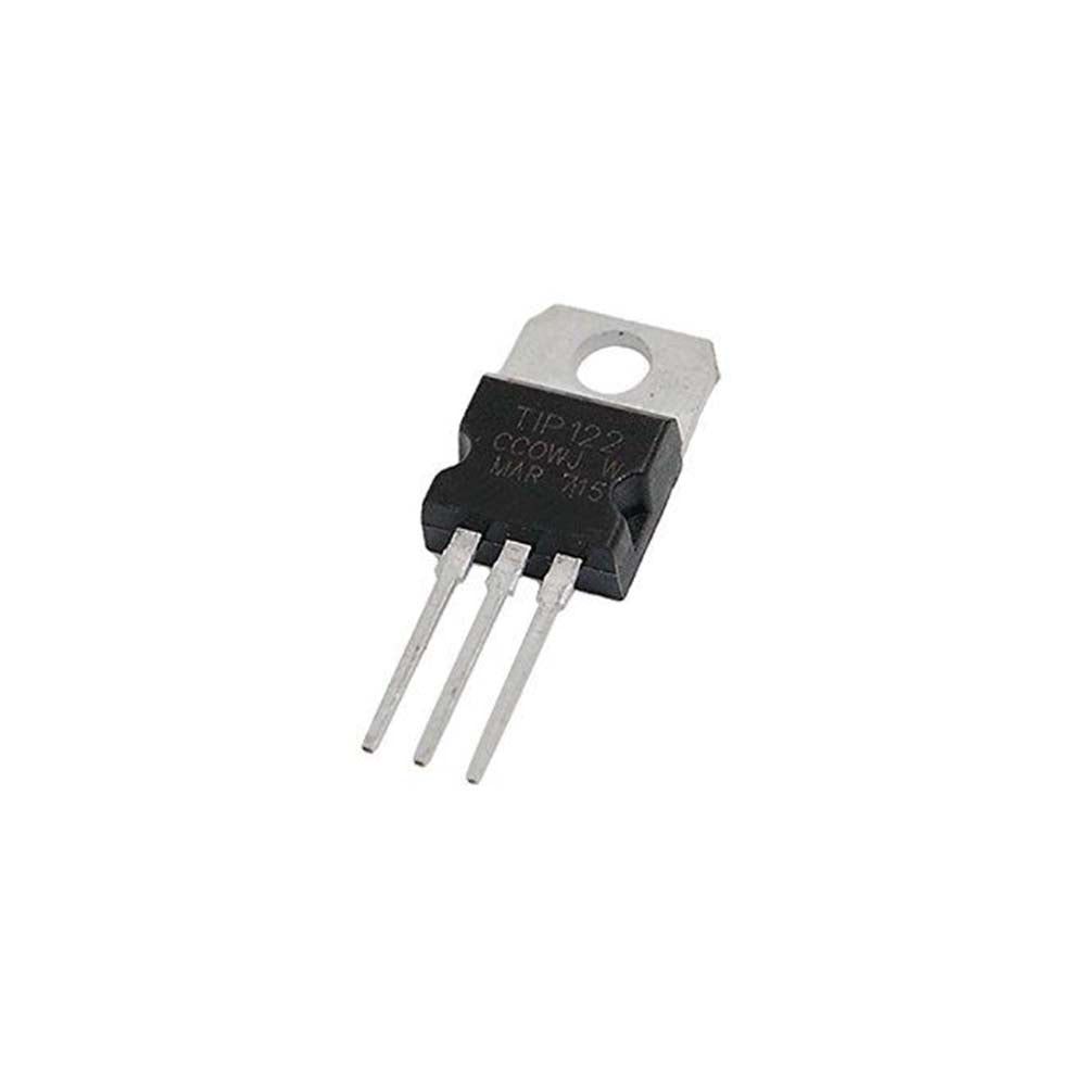 TIP122 Darlington NPN Transistor (5PC) – High-gain transistor for motors. -Basic Components -Robocraze