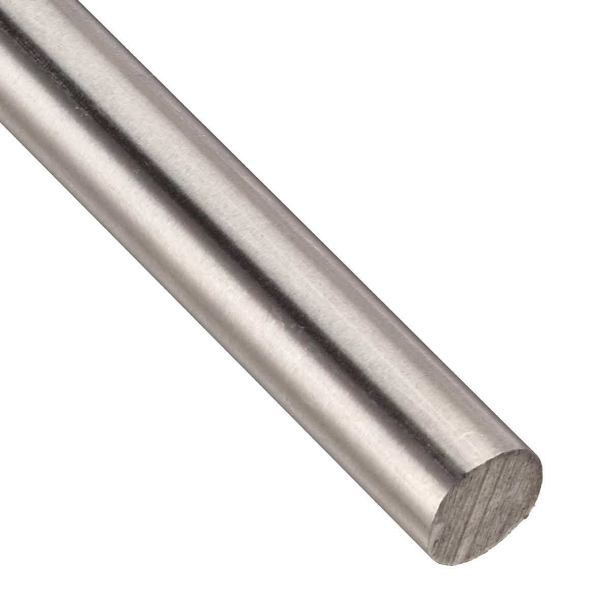 384mm Stainless Steel Rod with 8mm Diameter-Robocraze
