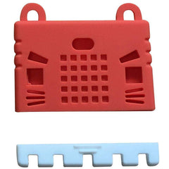 BBC Micro:Bit Silicone Soft Cover Protective Case (Red) for Micro:Bit V1 & V2-Robocraze